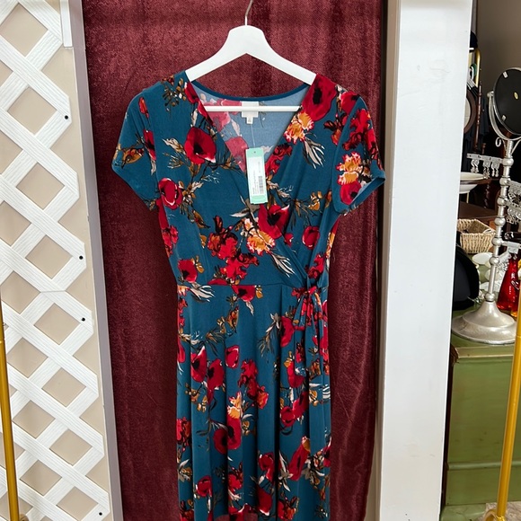 green dress stitch fix Lia Emerald Green Satin Corset Gown main image 0